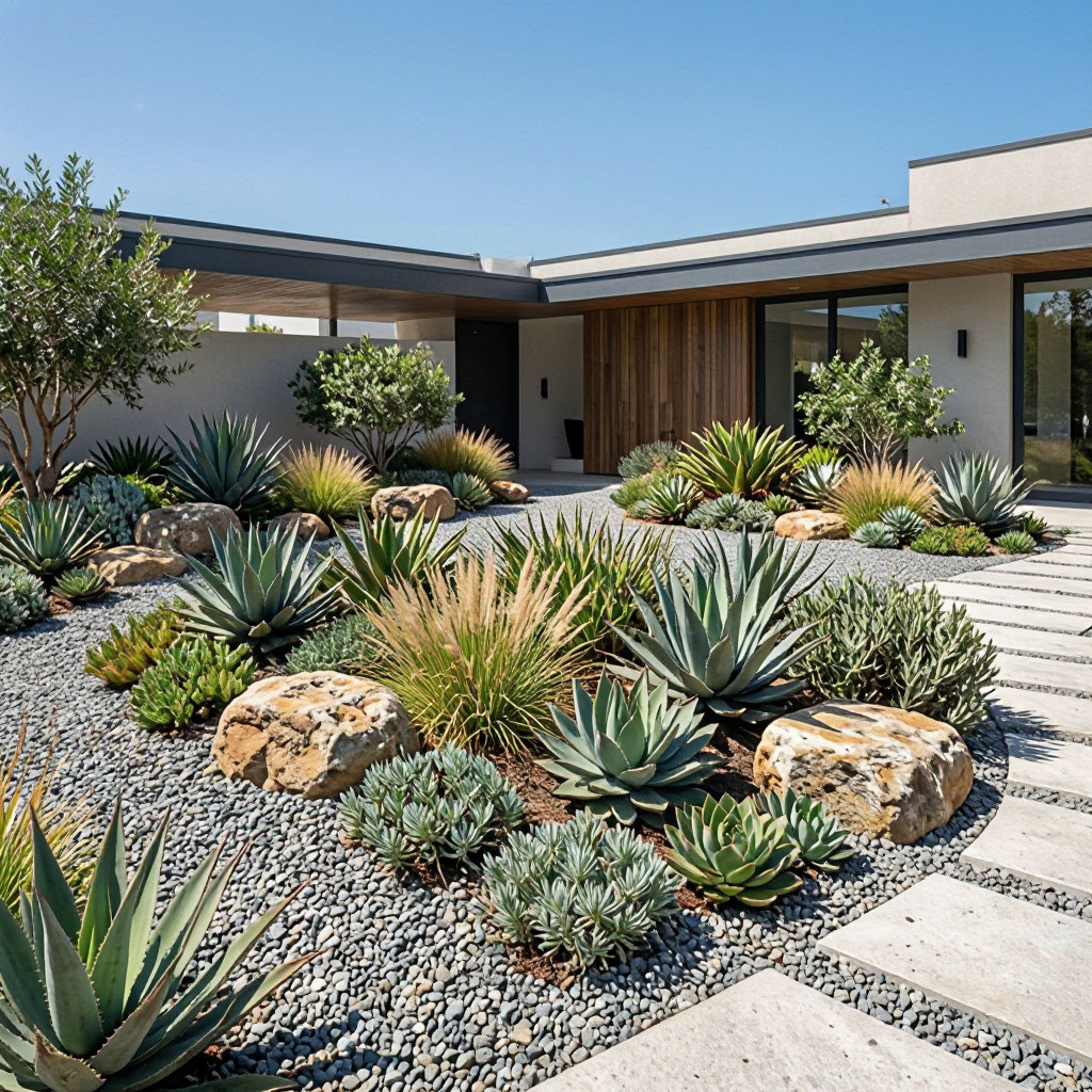 Xeriscape front yard