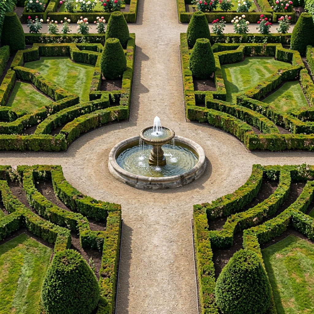 Formal garden design