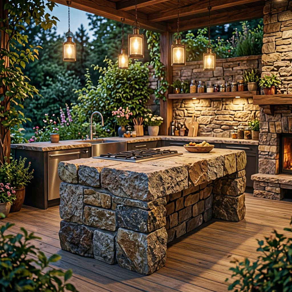 Outdoor kitchen design